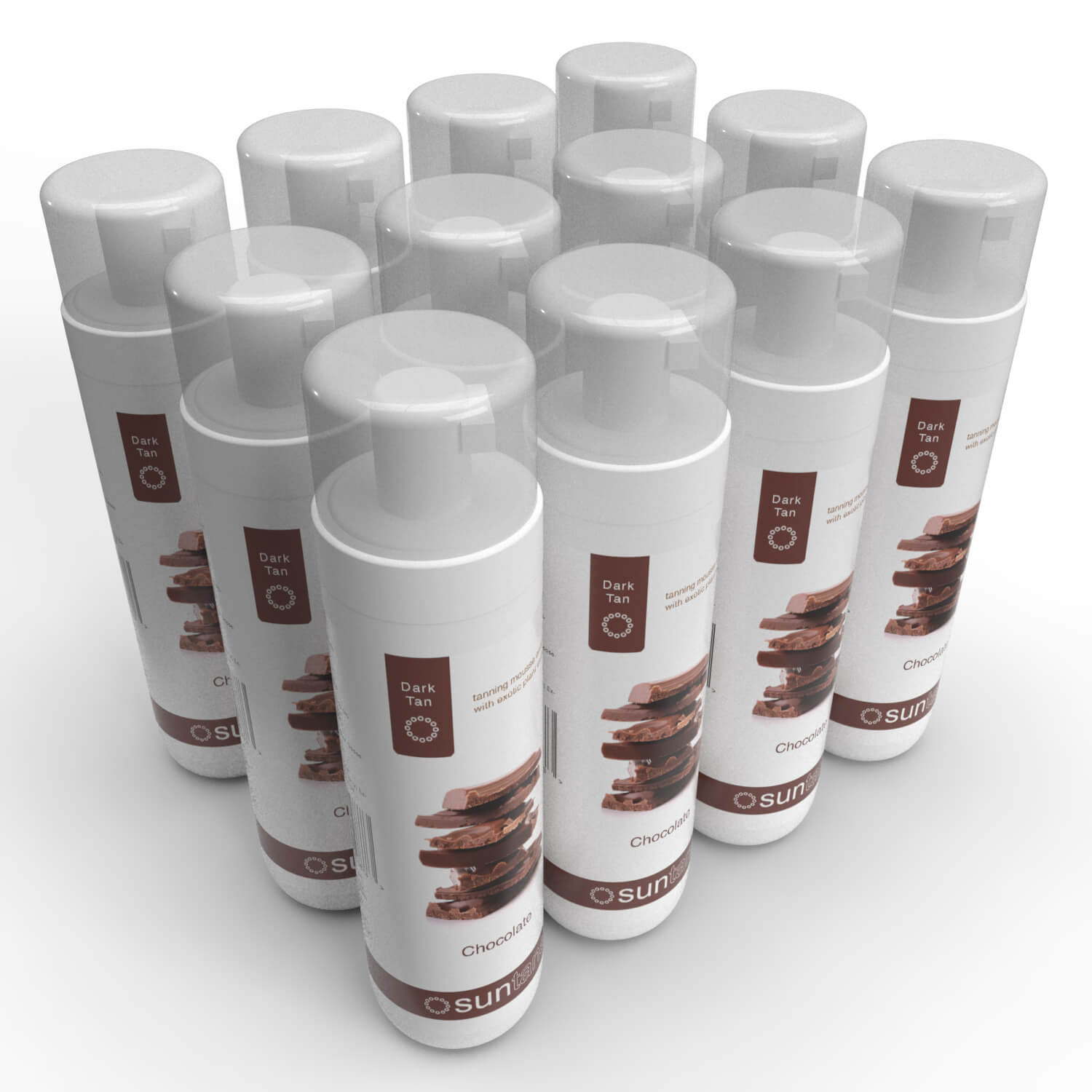 Комплект мусове Coconut – 12 бр. кокосов мус, светъл нюанс Комплект мусове Coconut – 12 бр. кокосов мус, светъл нюанс