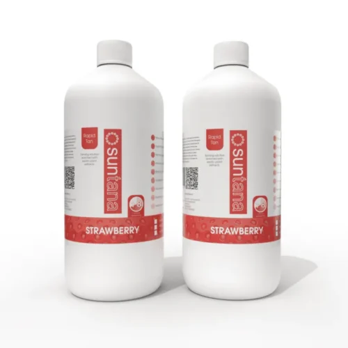 Rapid Tan - 2000 ml Strawberry-Vanilla (2 x 1000 ml) Експресен лосион с ягода и ванилия