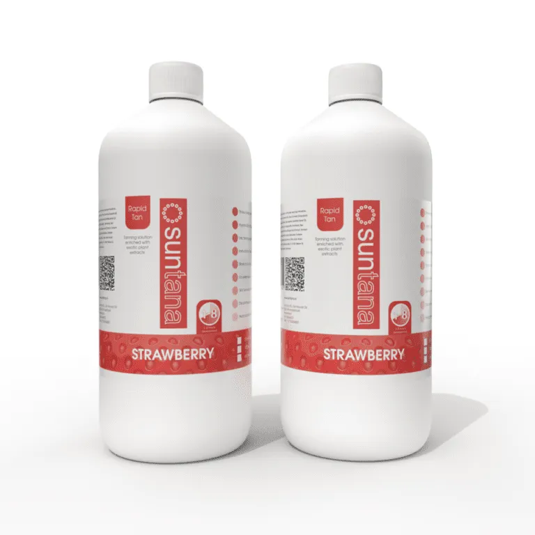 Rapid Tan - 2000 ml Strawberry-Vanilla (2 x 1000 ml) Експресен лосион с ягода и ванилия Rapid Tan - 2000 ml Strawberry-Vanilla (2 x 1000 ml) Експресен лосион с ягода и ванилия